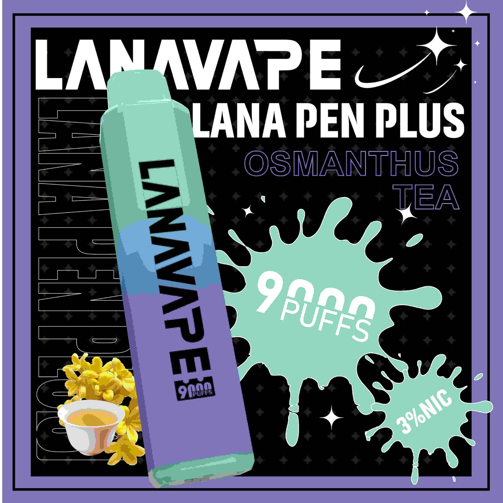 LANA 拉娜 9000 Puffs 一次性電子煙|多款熱門口味:圖片 9